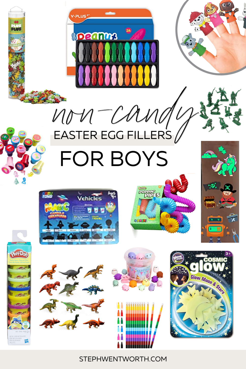 Easter Egg Fillers for Boys Non-Candy Ideas - Steph Leighworthy