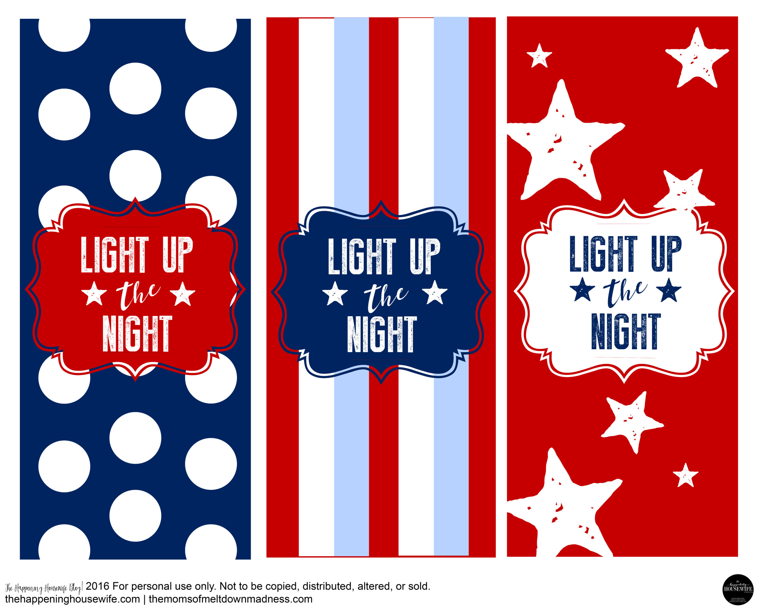 FREE 4th of July Sparkler Printable