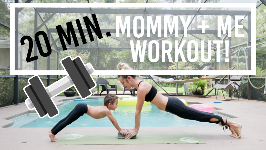 20 Minute Mommy + Me Toddler Workout at HOME! | High Five Routine