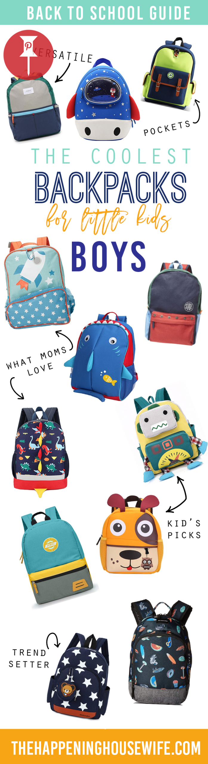 cool little boy backpacks for toddlers