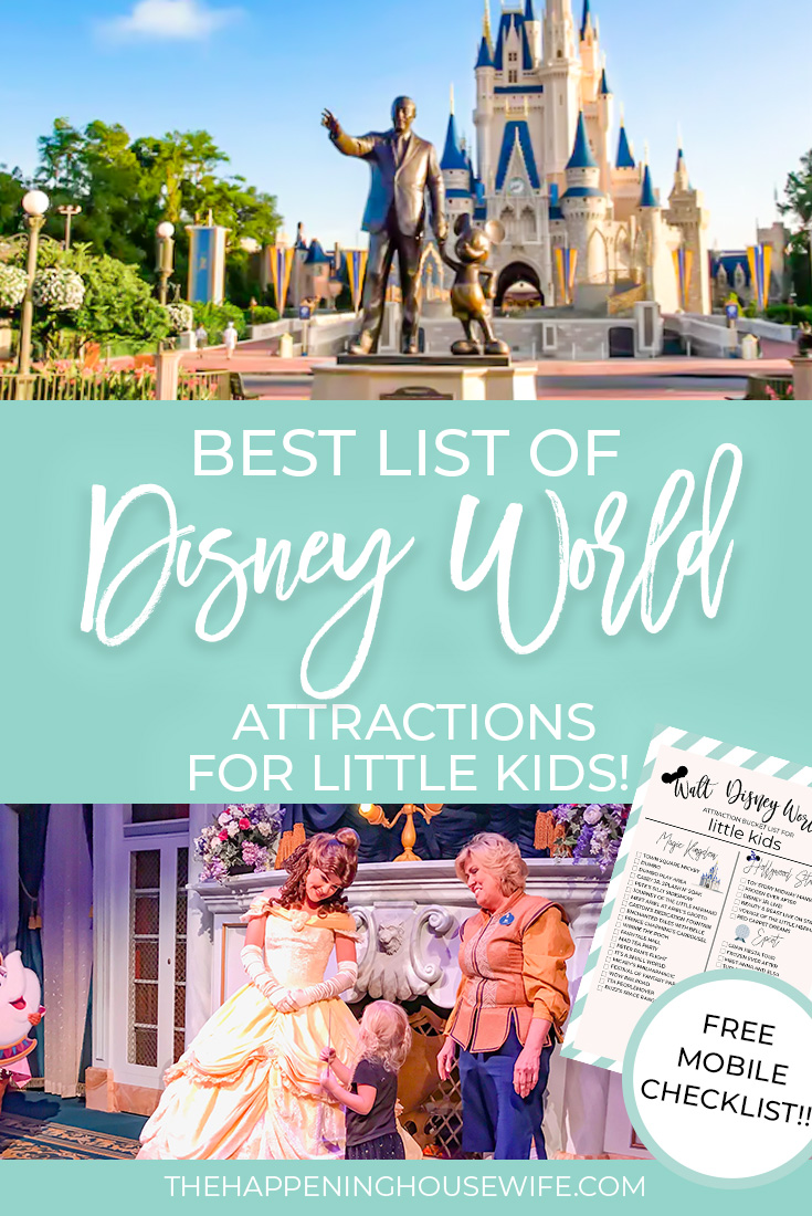 BEST List of Rides and Attractions at Disney World for Little Kids! Rides for little kids at Disney world Bucket List for Disney parks.jpg