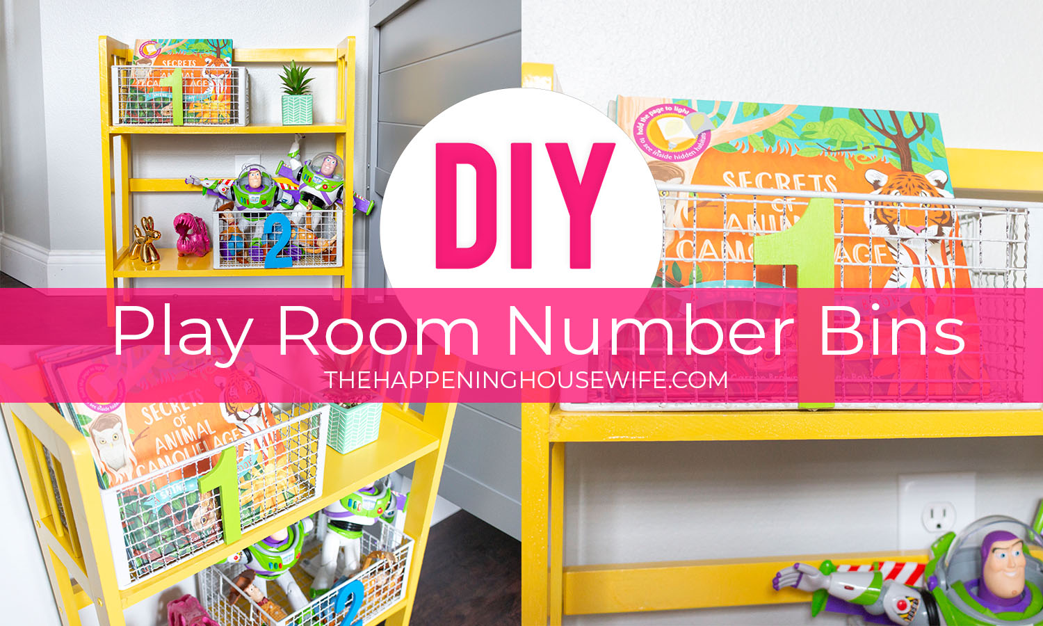 DIY Play Room Storage Number Baskets!! PERFECT Toy Storage in Kids rooms!