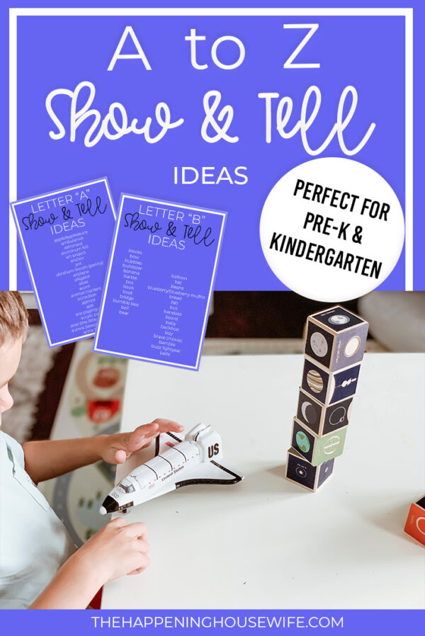 Complete List of OVER 250 Show & Tell Ideas AZ! Steph Leighworthy