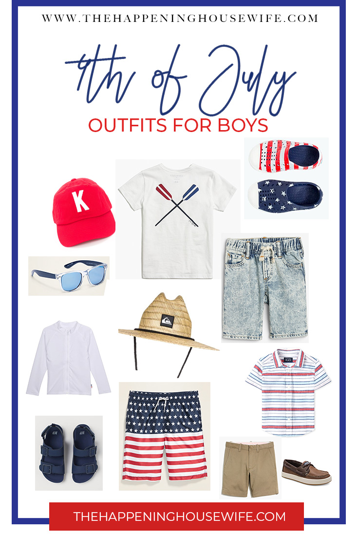 4TH pf July Red White and Blue Outfit Ideas for Boys