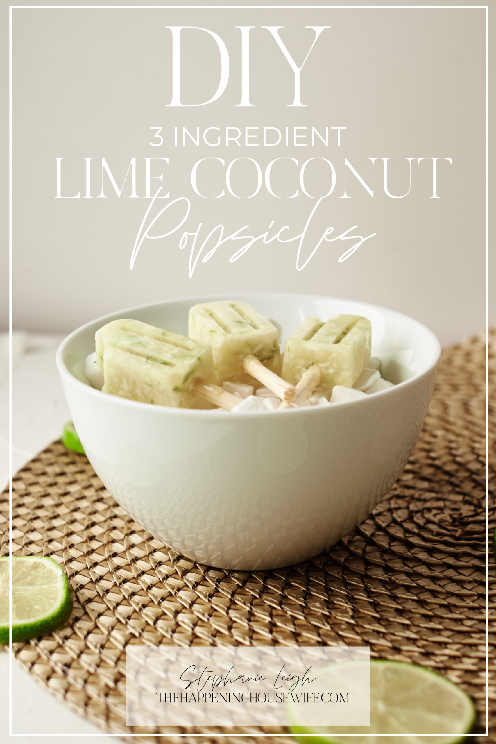 DIY Lime Coconut Popsicle recipe!! SUPER easy and only 3 ingredients!! DIY 3 INGREDIENT Lime Coconut Popsicles!! Easy Summer Snacks for kids! DIY Popsicle recipes!!