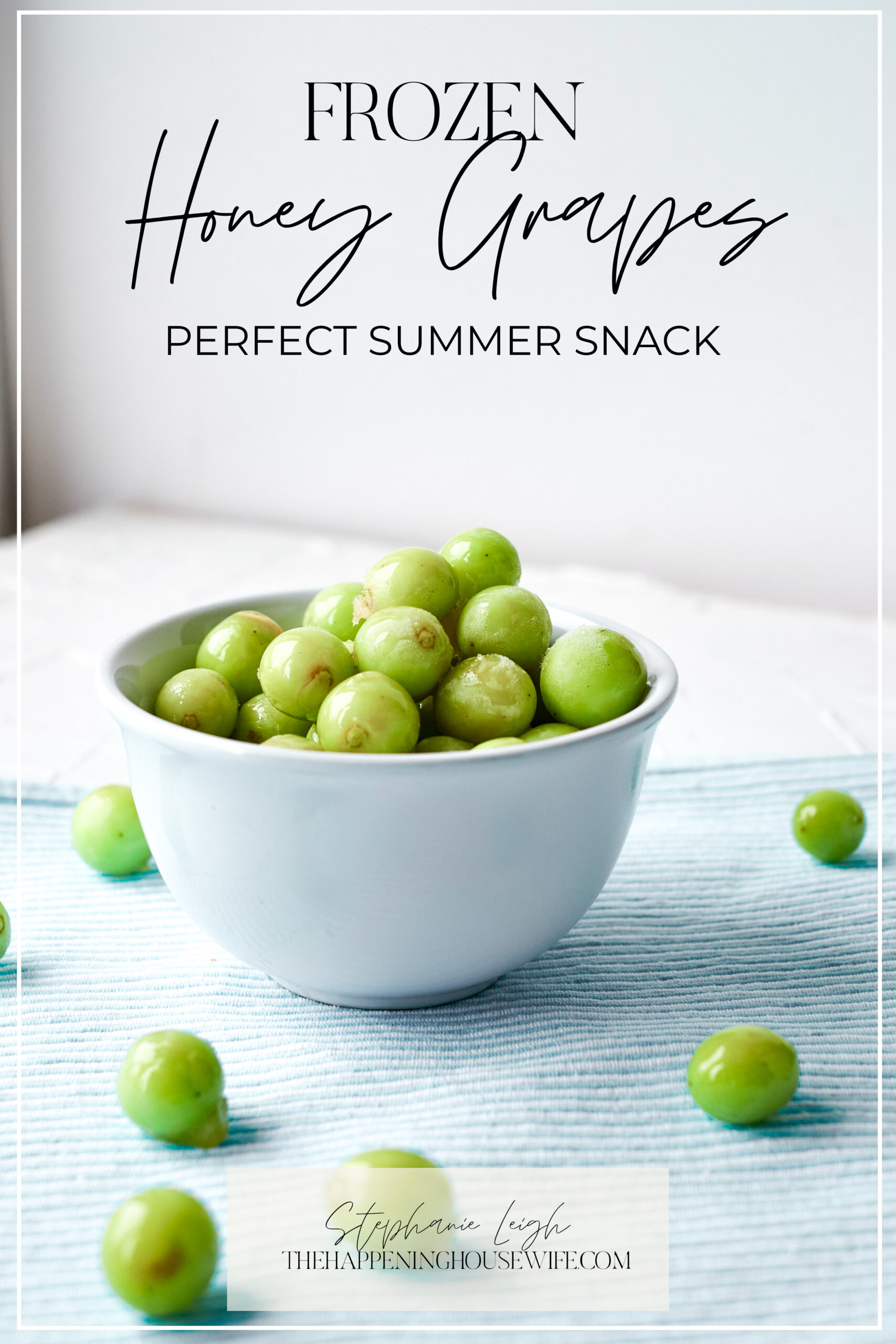 Frozen Honey Grapes- The PERFECT Beach Snack! Frozen Honey Grapes!! The PERFECT Summer Snack for the beach, pool, theme park!!