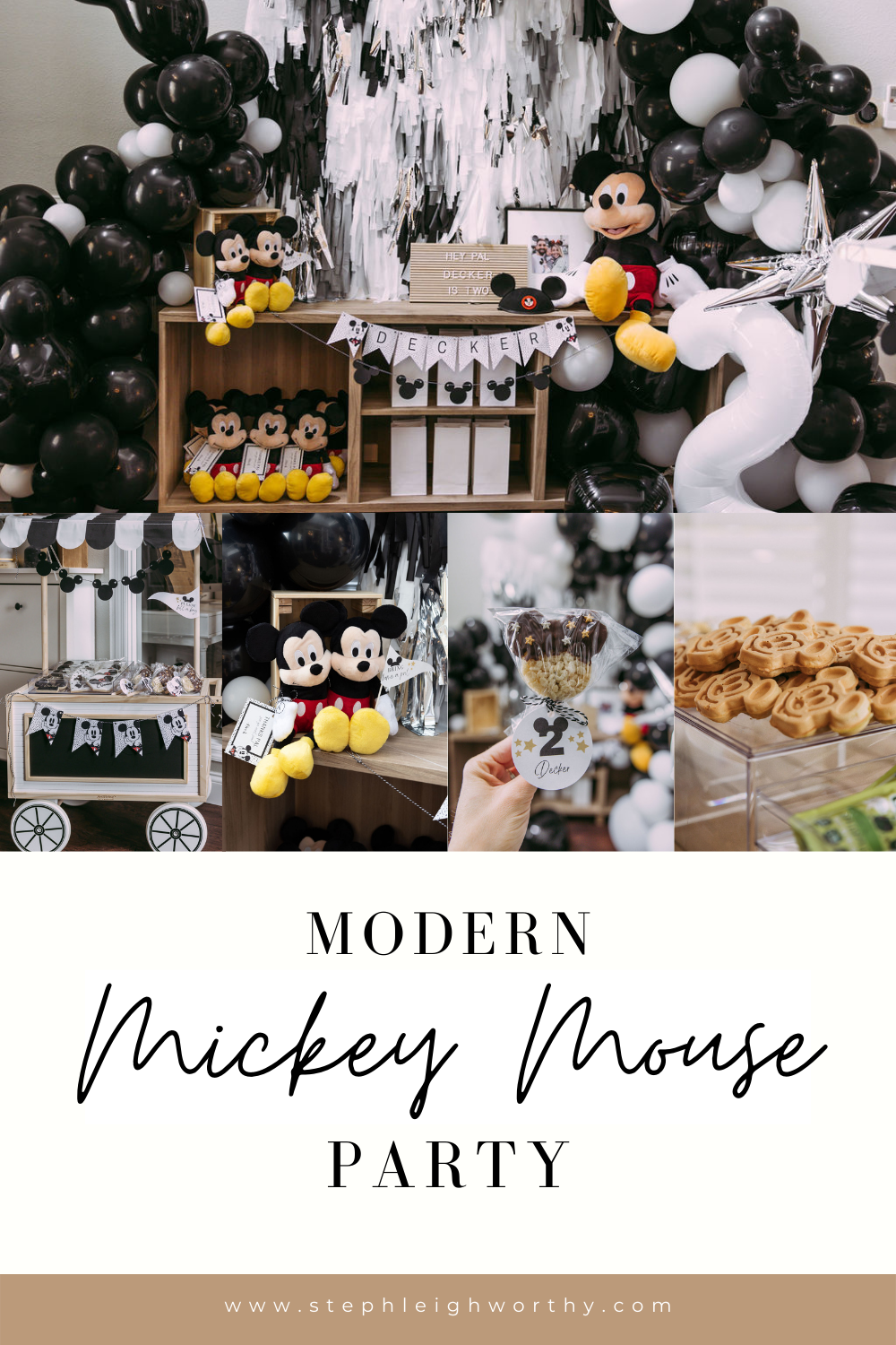 Modern Mickey Mouse Party Ideas