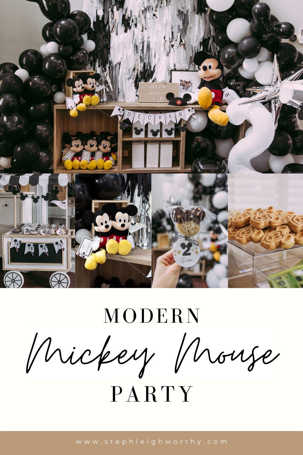 Modern Mickey Mouse Party - Steph Leighworthy