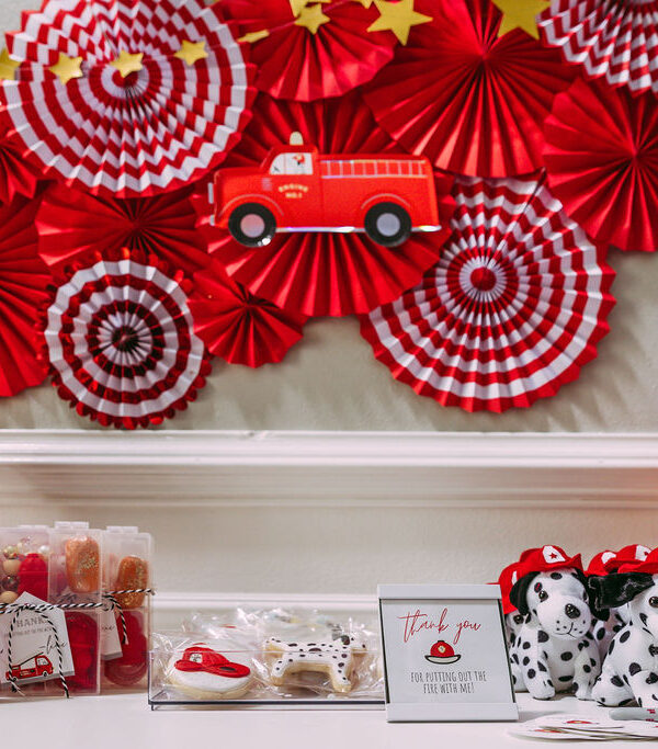 DIY Fire Truck Themed Party