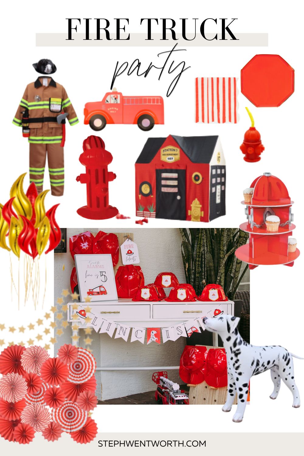 24+ Fire Truck Themed Birthday Party