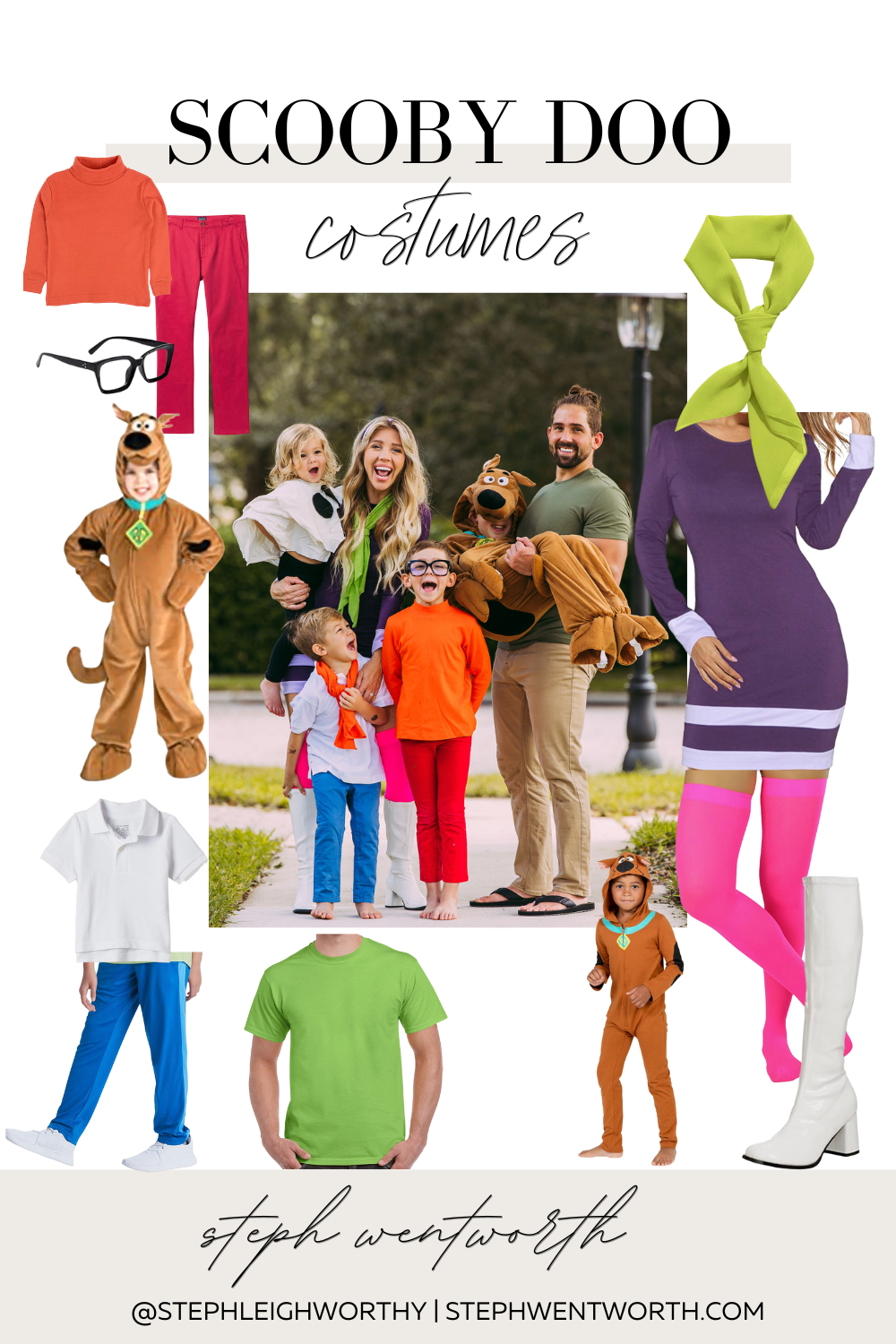 Scooby Doo Family Halloween costumes