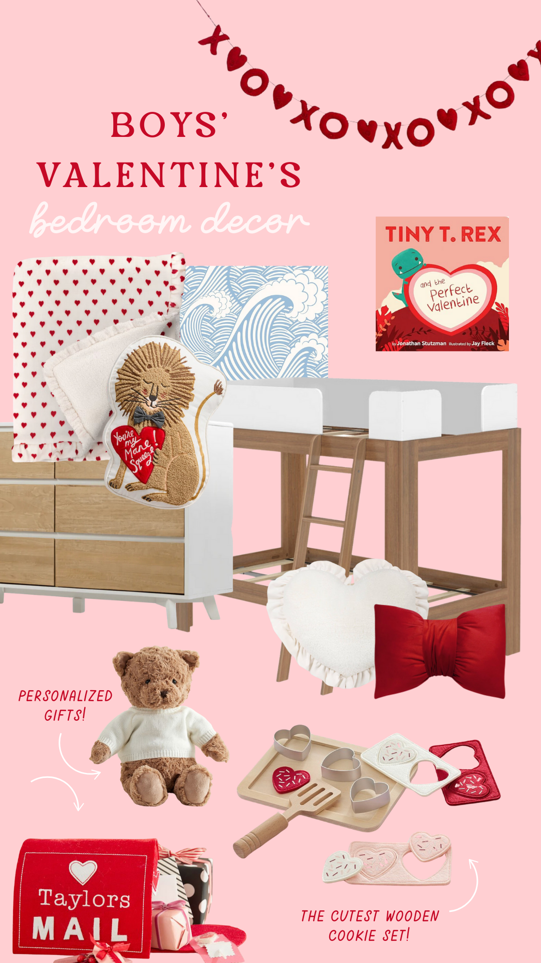 Boys Valentines Day Room Decor
